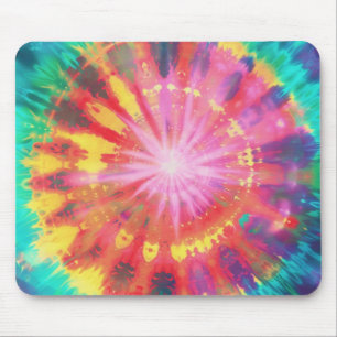 Tapis De Souris Coloré Vibrant Cravate-Dye #1