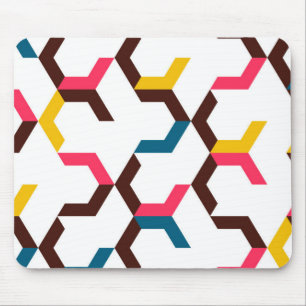 Tapis De Souris Colorée, moderne, cool tendance chevron flèche for