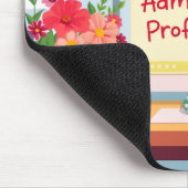 Tapis De Souris Colorful Admin Appreciation Desk Illustration (Coin)