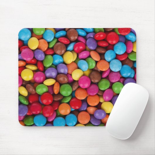 Tapis De Souris Colorful Button Candy (Avec souris)