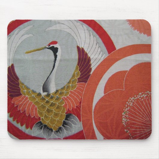 Tapis De Souris Colorful Crane (Devant)
