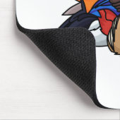 Tapis De Souris Colorful mandarin duck (Coin)