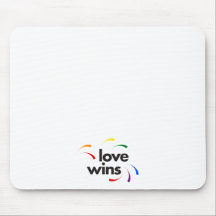 Tapis De Souris Colorful, modern, playful design of Love Wins