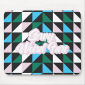 Tapis De Souris Colorful Patterned Désolé, Fart bizarre drôle (Devant)