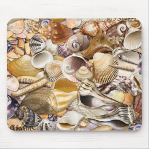 Tapis De Souris Colorful Seashells Mouse Pad