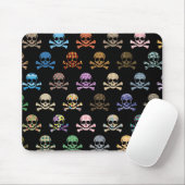 Tapis De Souris Colorful Skull (Avec souris)
