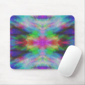 Tapis De Souris Colorful Tie Dye Style Art (Avec souris)