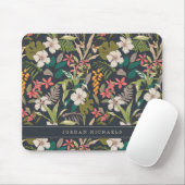 Tapis De Souris Colorful Tropical Flower Pattern (Avec souris)