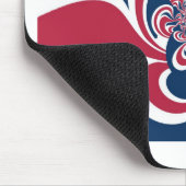 Tapis De Souris Colors unis : Motif mondial coloré (Coin)