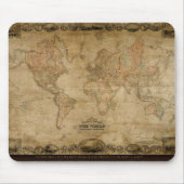 Tapis De Souris Colton's Antique Map Mousepad (Devant)
