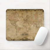 Tapis De Souris Colton's Antique Map Mousepad (Avec souris)