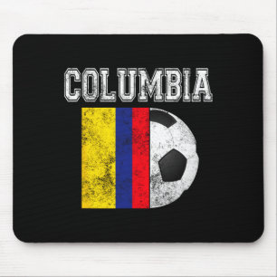 Tapis De Souris Columbia Drapeau Soccer Futbol Footll T Shirt 