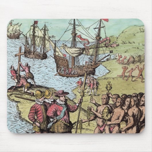 Tapis De Souris Columbus chez Hispaniola (Devant)