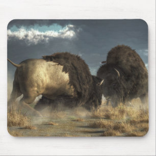 Tapis De Souris Combat de bison