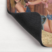 TAPIS DE SOURIS COMBAT DE CATCH ENTRE FEMMES DE FERME (Coin)