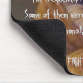 Tapis De Souris Combat de couteau d'Apache et tactique de bataille (Coin)