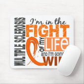 Tapis De Souris Combat de ma sclérose en plaques de la vie (Avec souris)