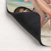 TAPIS DE SOURIS COMBAT DE TICKLE DE LAPIN DE PLAGE (Coin)