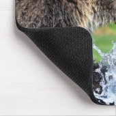 Tapis De Souris Combat d'ours gris (Coin)