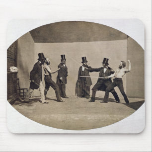 Tapis De Souris Combat en duel (photo)