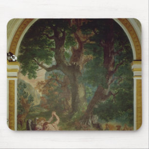 Tapis De Souris Combat entre Jacob et l'ange, 1850-61