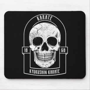 Tapis De Souris Combattant de karaté squelette Japon arts martiaux