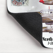 Tapis De Souris Combattant des AVIATEURS -301st de TUSKEGEE carré. (Coin)