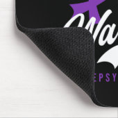 Tapis De Souris Combattre Comme Un Guerrier Conception Épilepsie S (Coin)