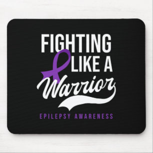 Tapis De Souris Combattre Comme Un Guerrier Conception Épilepsie S