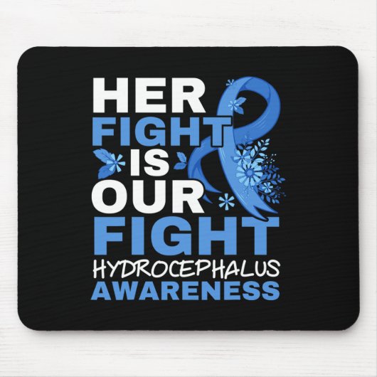 Tapis De Souris Combattre Est Notre Combattre Cerveau Tumeur Hydro (Devant)