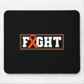 Tapis De Souris Combattre la leucémie Orange Ribbon 1