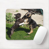 Tapis De Souris Combattre les chiens (Avec souris)