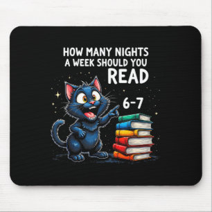 Tapis De Souris Combien de soirées par semaine devriez-vous lire_