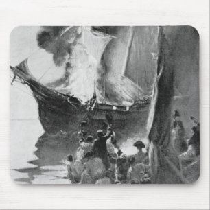 Tapis De Souris Combustion du Gaspee