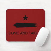 Tapis De Souris Come & Take It ! Flag de Texas State (Avec souris)