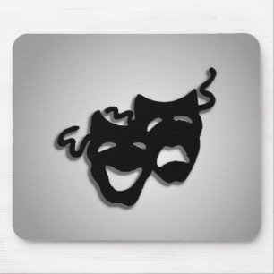 Tapis De Souris Comedy and Tragedy Theater Masks