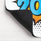 Tapis De Souris COMIC LIVRE typographie moderne classe rétro de 20 (Coin)