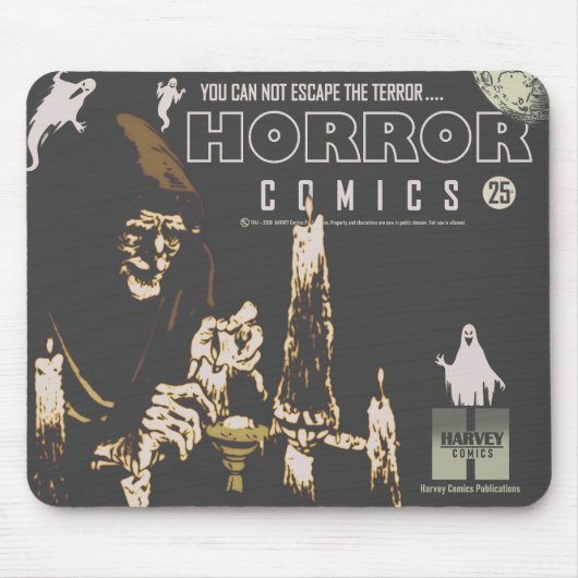 Tapis de souris Comics d'horreur (Devant)