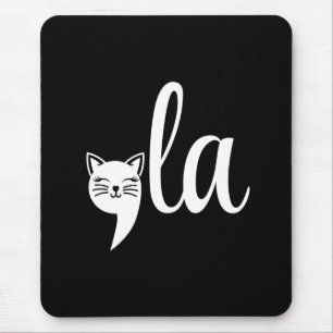 Tapis De Souris Comma La Kamala Harris - maman chat pour Kamala