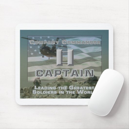Tapis De Souris Commandant de compagnie commémorative unique (Avec souris)