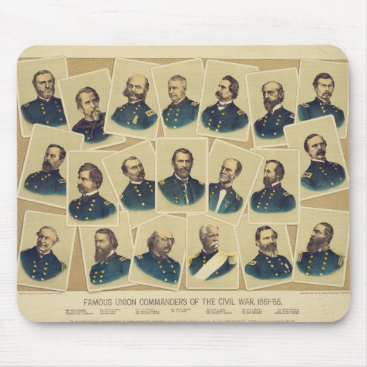 Tapis De Souris Commandants célèbres des syndicats de la guerre (Devant)