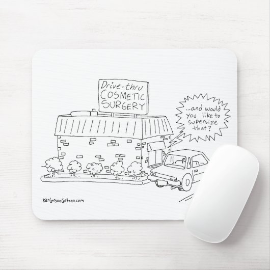 Tapis De Souris Commande-À travers la chirurgie esthétique (Avec souris)