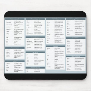 Tapis De Souris Commandes linux vraiment utiles mousepad