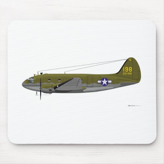 Tapis De Souris Commando de Curtiss C-46 (Devant)