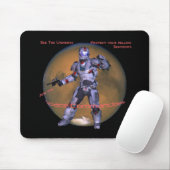 Tapis De Souris Commando spatial Mousepad (Avec souris)