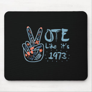Tapis De Souris Comme c'est 1973 Pro Choice droits des femmes