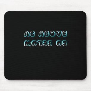 Tapis De Souris Comme Ci-Dessous - Bubbly Playful Type Citation St
