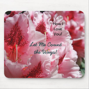 Tapis De Souris Comme Je T'Aime ! Laissez-moi compter les voies !