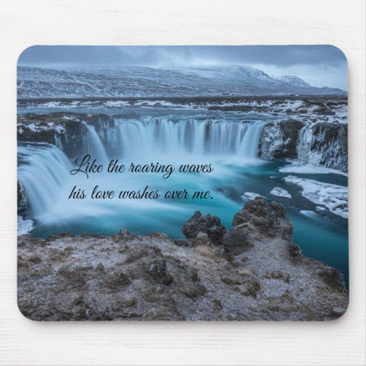 Tapis De Souris Comme le Roaring Waves Blue Ocean Mouse pad (Devant)