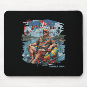 Tapis De Souris Comme Un Felon Retro Été Vintage Drôle Trump 2024